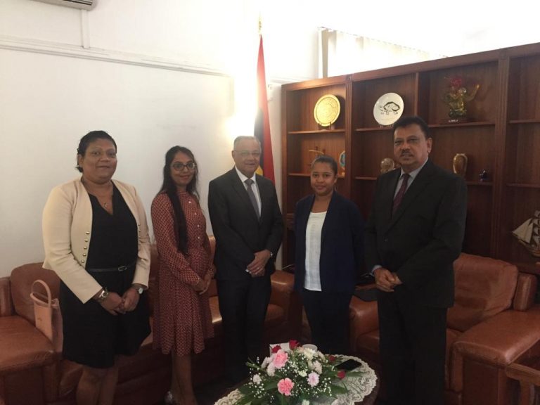 Visit to the Acting President of the Republic of Mauritius Halley